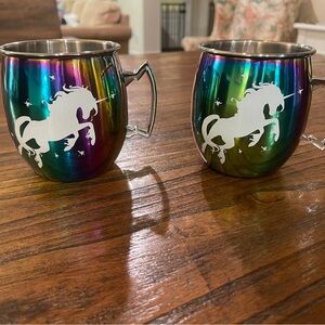 Unicorn Rainbow Mule Mugs